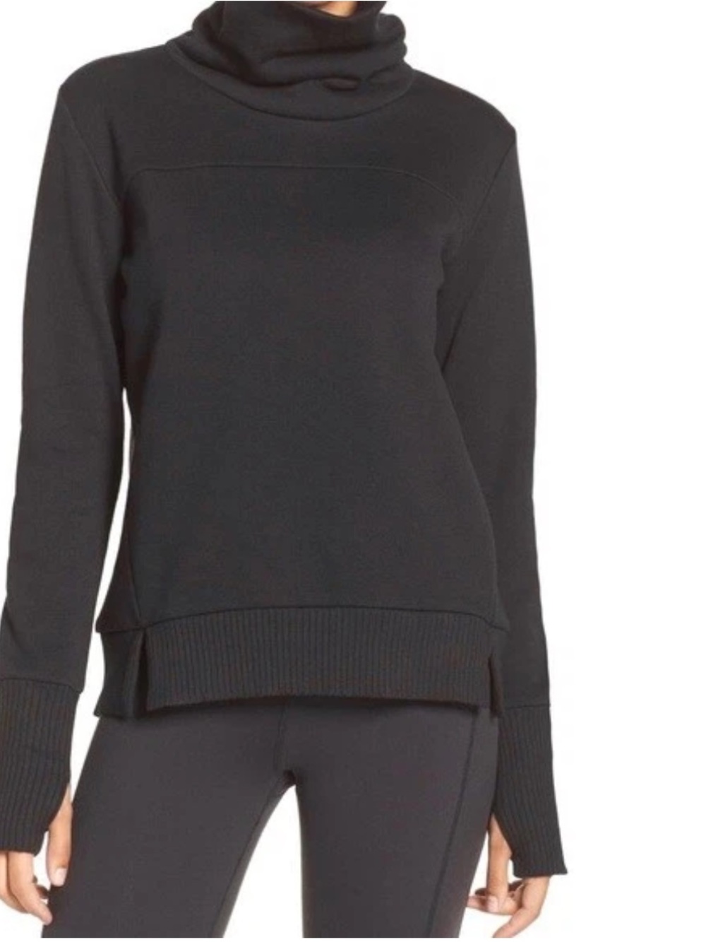 ALO YOGA Haze Long Sleeve
Black Sweat Top Yoga Sweatshirt